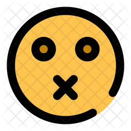 Silent Emoji Icon