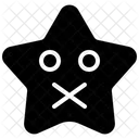 Silent Mute Emoticon Icon