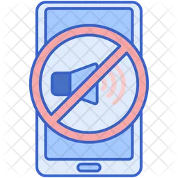 Silent Mobile Phone  Icon