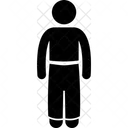 Silhouette Short Pants Icon
