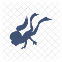 Diver Girl Kid Icon