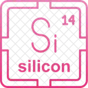 Silicon Preodic Table Preodic Elements Icon