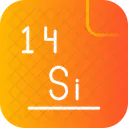 Silicon Periodic Table Atom Icon