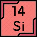 Silicon Periodic Table Chemistry Icon
