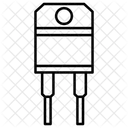Silicon Controlled Rectifier Technology Semiconductor Icon