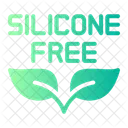 Silicone Free Packaging Label Signaling Icon