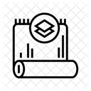Silk Textile Production Icon