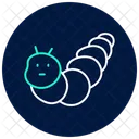 Silkworm Insect Silk Icon