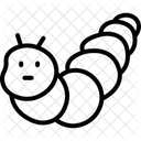 Silkworm Insect Silk Icon