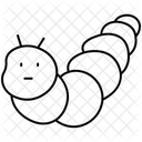 Silkworm Insect Silk Icon