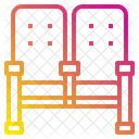 Silla De Cine Asiento De Cine Asiento De Pareja Icon