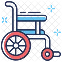 Silla De Ruedas Ayuda Para La Movilidad Silla Para Pacientes Icono