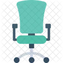 Silla Asiento Giratorio Icono