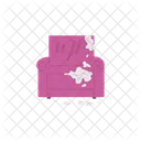 Sillon Rosa Roto Icono