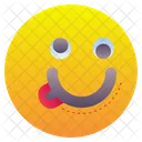 Silly Crazy Emoticon Icon