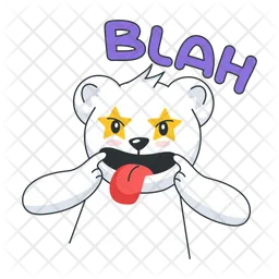 Silly Bear  Icon