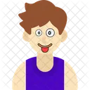 Silly Boy Silly Goofy Icon