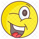 Silly Emoji Silly Expression Emotag Icon