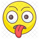 Silly Emoji Silly Expression Emotag Icône
