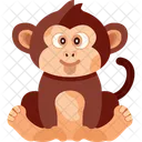 Silly Monkey Silly Goofy Icon