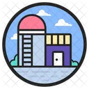 Silo Warehouse Storehouse Icon