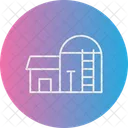 Silo Farm Barn Icon