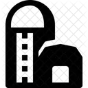 Silo Storage Farming Icon