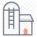 Storeroom Storehouse Silo Icon