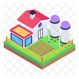 Silos Barn  Icon