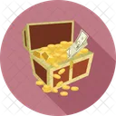 Silver Biscuit Money Icon