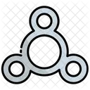 Silver Esoteric Symbol Icon
