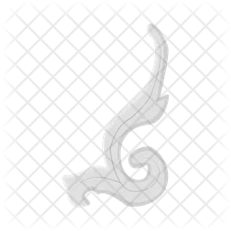 Silver acanthus  Icon