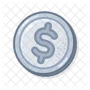 Silver Coin  Icon