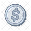 Silver Coin Prize Games Icon