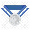 Silver Medal Award Medal Icon