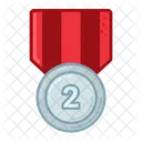 Silver Medal Prize Icon
