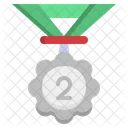 Silver Medal  Symbol
