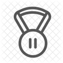 Silver Medal Medal Award Icon