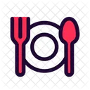 Spoon Fork Plate Icon