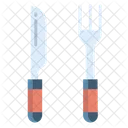 Silverware Folk And Spoon Fork Icon