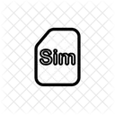 SIM Tarjeta Chip Icono