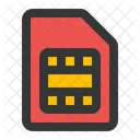 Sim Card Chip Card Icon