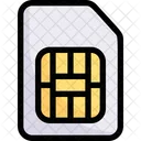 Network Communication Sim Card Icon