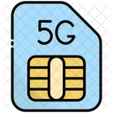 Sim Card 5 G Connection Icon