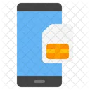 Sim Card Chip Technology Icon