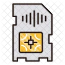 Sim Card Electronics Icon