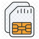 Chip Sim Electronic Icon