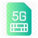 5 G Sim Card Network Icon