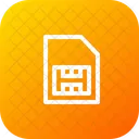 SIM、カード、SIMカード アイコン