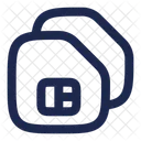 Sim Cards Card Microchip Icon